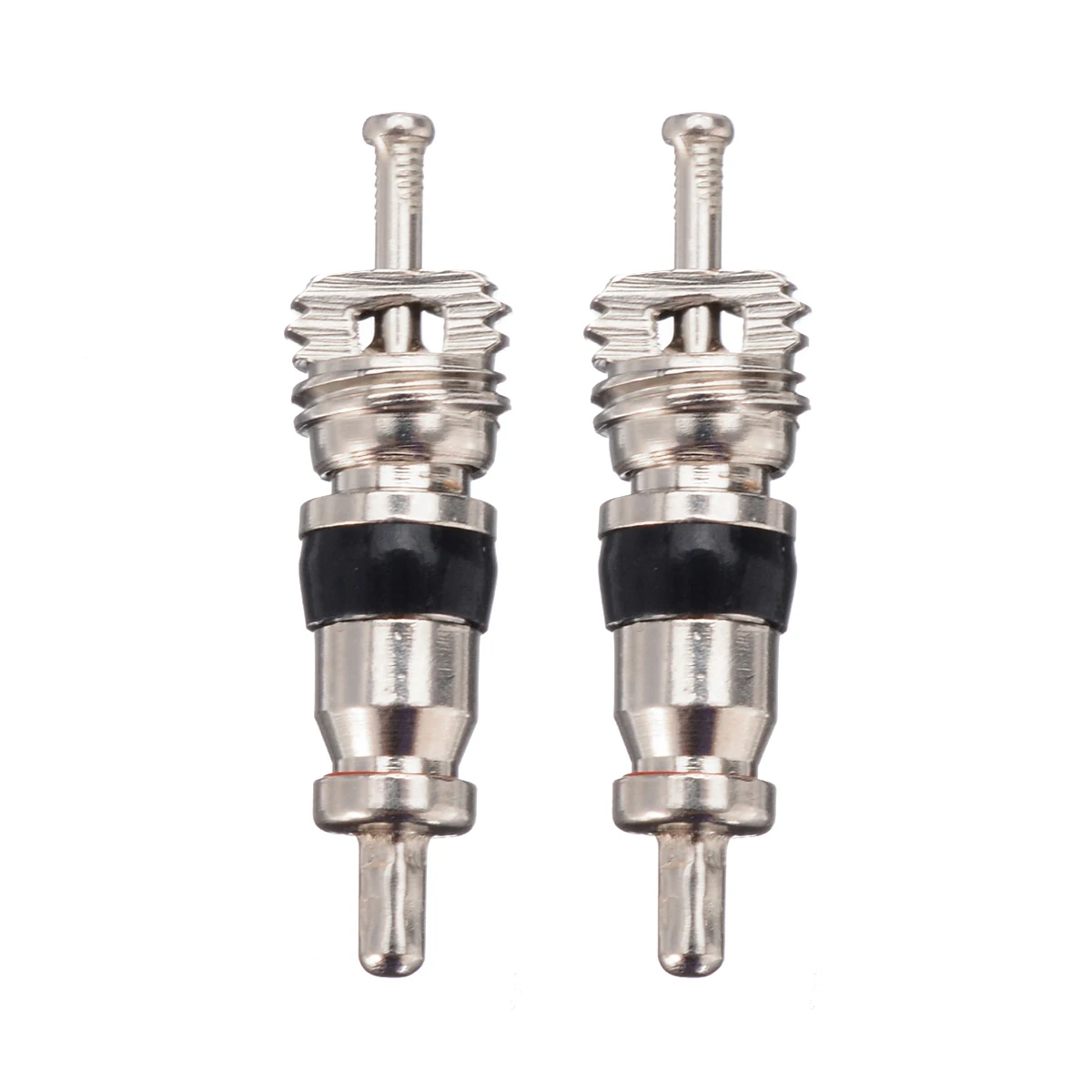 2 Way Dual Ended Wheel Tyre Valve Key Remover Removal Tool + 2pcs Valve Cores FOR Auto Standard Big Bore Valves