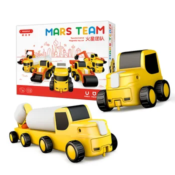 

49Pcs Magnetic Car Vehicle Construction Engineering Building Blocks Educational Toys Set for Kid 2019 Christmas Gift