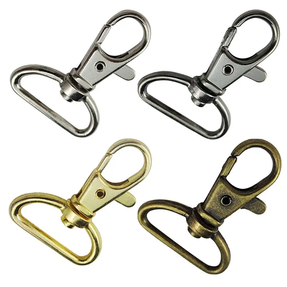 

20/50pcs 25MM (ID) Metal Buckles Lobster Clasp Swivel Snap Hooks Dog Buckle For Bag DIY Accessories Handmade Keyring Key Buckles
