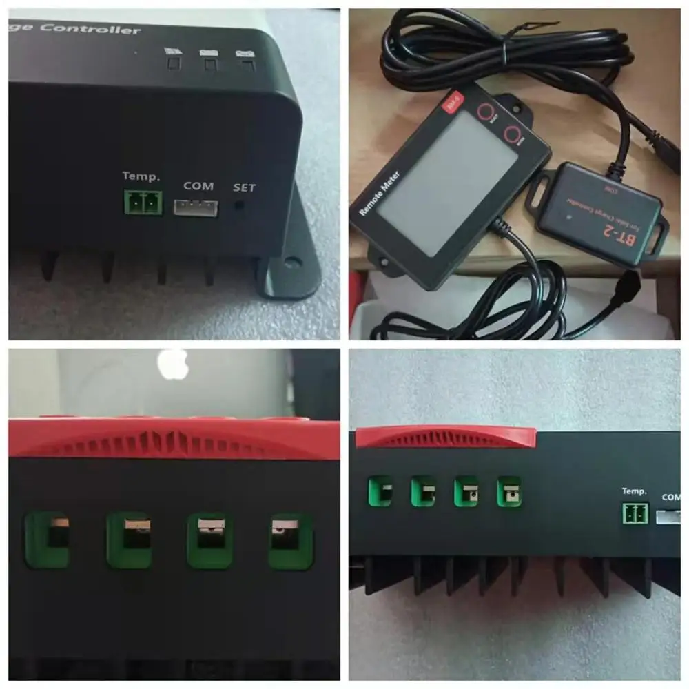 50A SRNE MPPT Контроллер заряда MC2450N10 12 В 24 В для солнечной домашней системы с функцией bluetooth