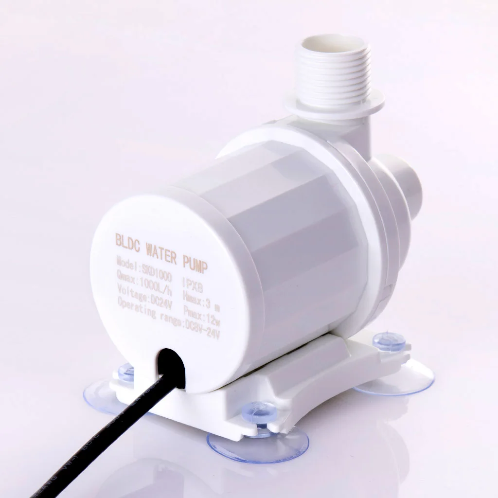 

DC 24V Brushless Motor water Pump 1000L / H 10*8*8cm SKD1000 ABS Horizontal Single suction