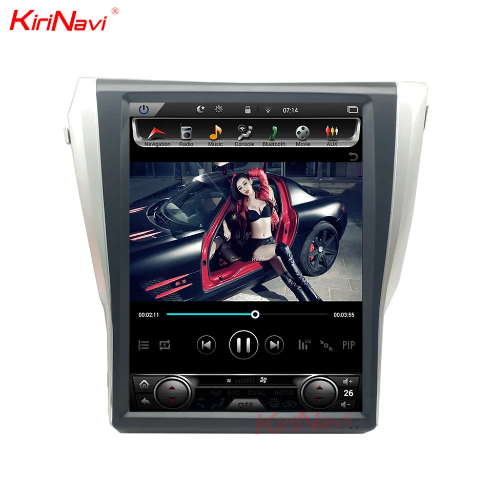 KiriNavi вертикальный экран Tesla стиль 15 1 &quotАвтомобильный dvd плеер на основе Android для