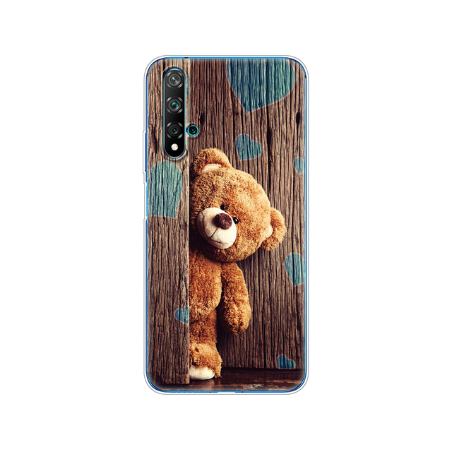 For Huawei Nova 5T Case Soft TPU Back Silicon Phone Cover For Nova5T 5 T YAL-L21 6.26'' Fundas Coque Bumper Skin shockproof