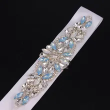 Красочные Стразы свадебное платье пояс с жемчужные бусины для женщин Кристалл Свадебный Пояс со стразами для невесты пояс для вечернего платья