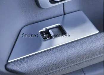 

4pcs/set Chrome Interior Accessory Window Button Frame Cover Trim Sticker For Landrover Range Rover Evoque 2011-2017