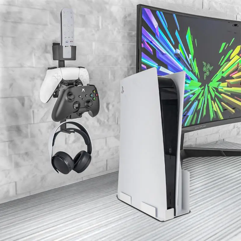 Настенный кронштейн для полки мебель PS5 PS4 XSX Xbox One S наушники с контроллером