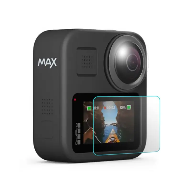 Защитная пленка+ Защитная крышка объектива для GoPro Max Закаленное стекло протектор