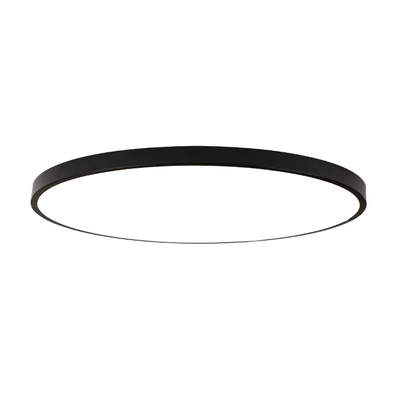 

5Cm Led Ultra-Thin Ceiling Light Modern Lamp Living Room Lighting Fixture Bedroom Kitchen Surface Mount Led Ceiling Lamp Black 3