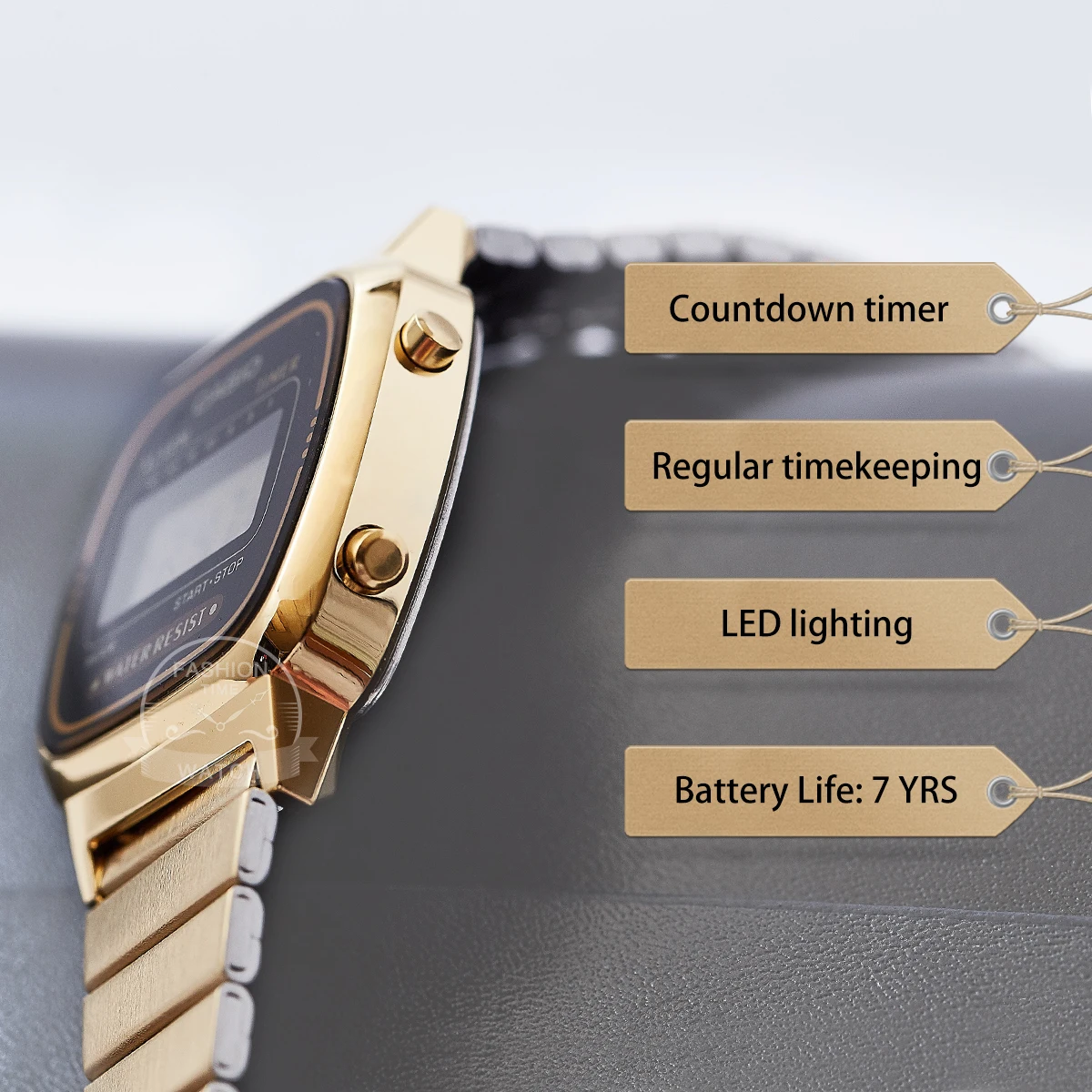 Casio watch gold women watches set brand luxury Waterproof Quartz