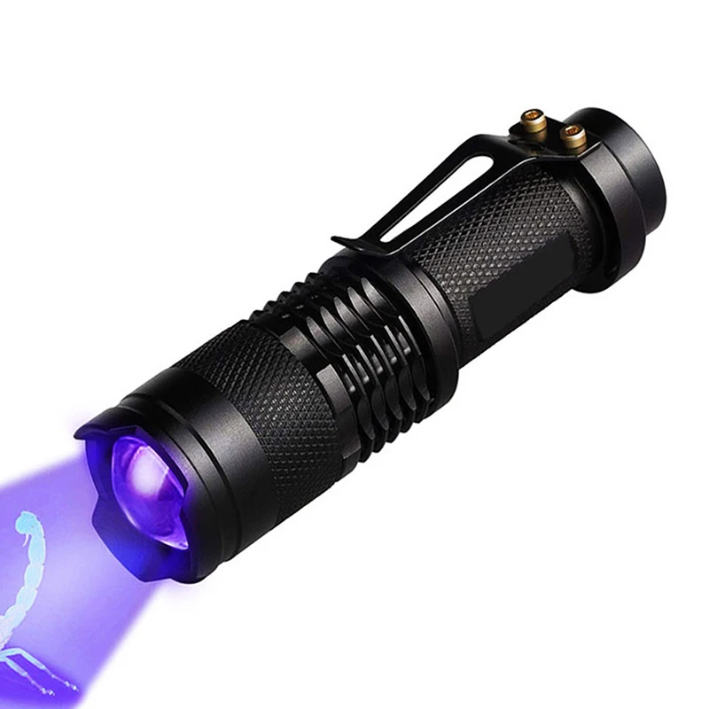 Дропшиппинг Led UV 395NM флэш светильник фонарь ультрафиолетовый фиолетовый УФ лампа