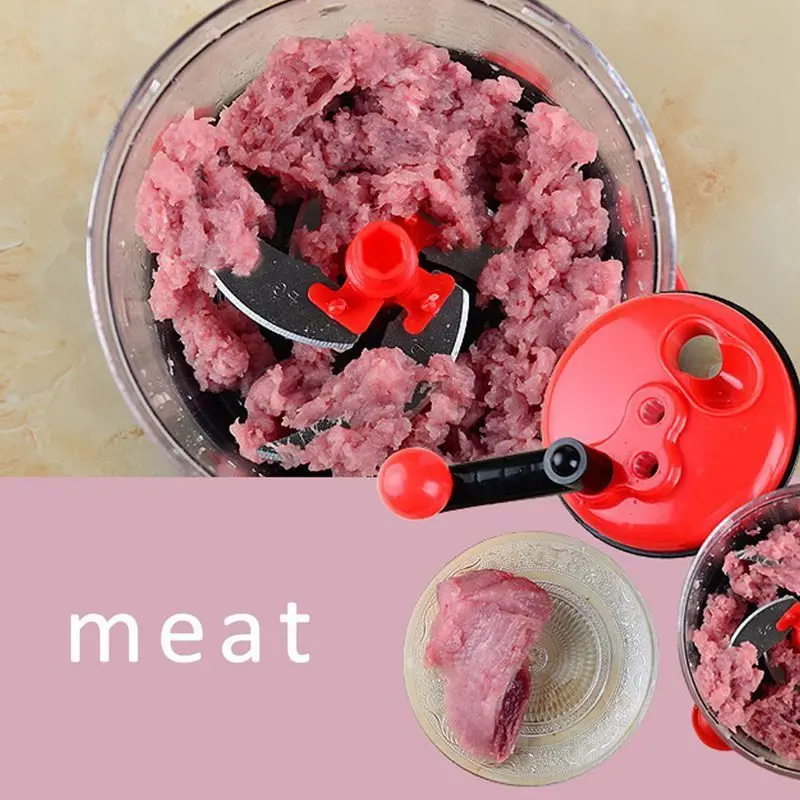 

Multifunction Food Processor Kitchen Manual Food Vegetables Chopper Cutter Mixer Salad Maker Eggs Stirrer Kitchen Cooking Tool