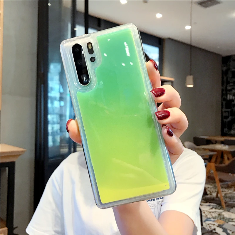 Светящийся чехол для huawei nova 5i 4 3i P smart mate 20 pro P30 lite P20 honor 9 светится в темноте фосфоресцирующий чехол - Цвет: 1