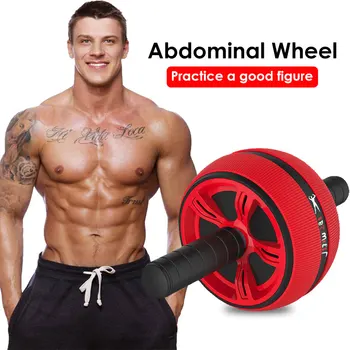 

Large Silent TPR Abdominal Wheel Roller Single Traner Fitness Trainer Fitness Equipment Gym Home Exercise Belly Ab Rolle