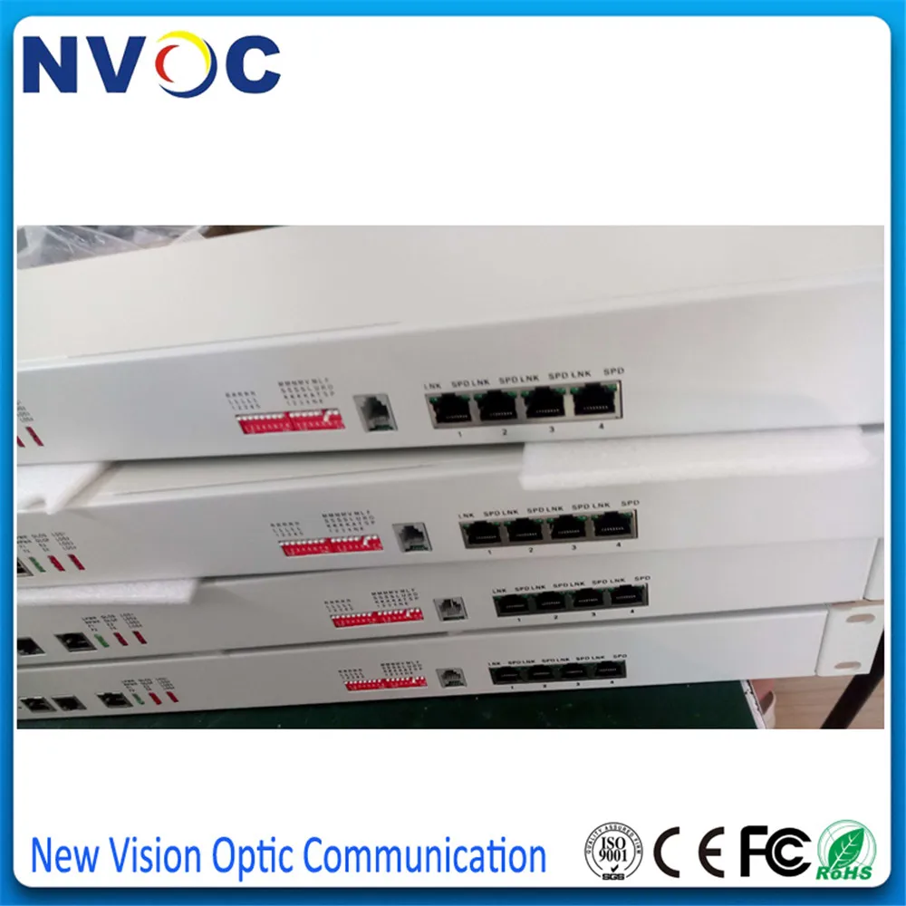 4E1+ 4FE(10/100M Ethernet) PDH волоконный мультиплексор SM одиночное волокно, FC, 20 км, 19 дюймов стойка 220VAC и-48VDC двойное питание, евро-переходник