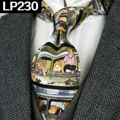 LP230 Ручная печать, мужские галстуки, галстук, узор Пейсли, геометрический, шелк, с принтом, классический,, уникальный костюм, подарок для мужчин - Цвет: LP230
