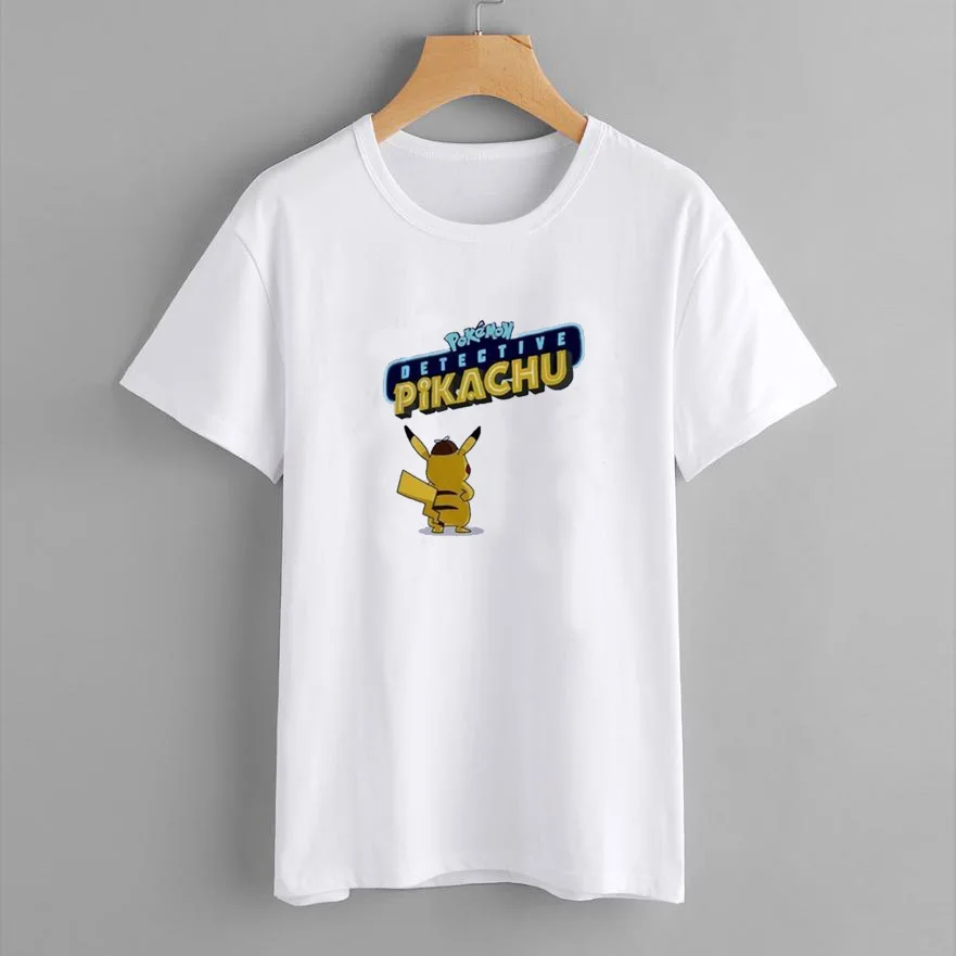 Аниме Harajuku модная женская футболка покемон забавная Snorlax Togepi белка японская футболка Пикачу женские топы Эстетическая одежда