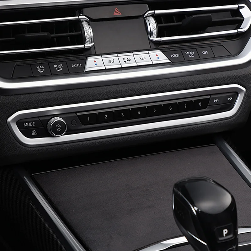 

SBTMY ABS decorative frame of car central control volume panel for BMW 3 Series G20 G28 325li 2020
