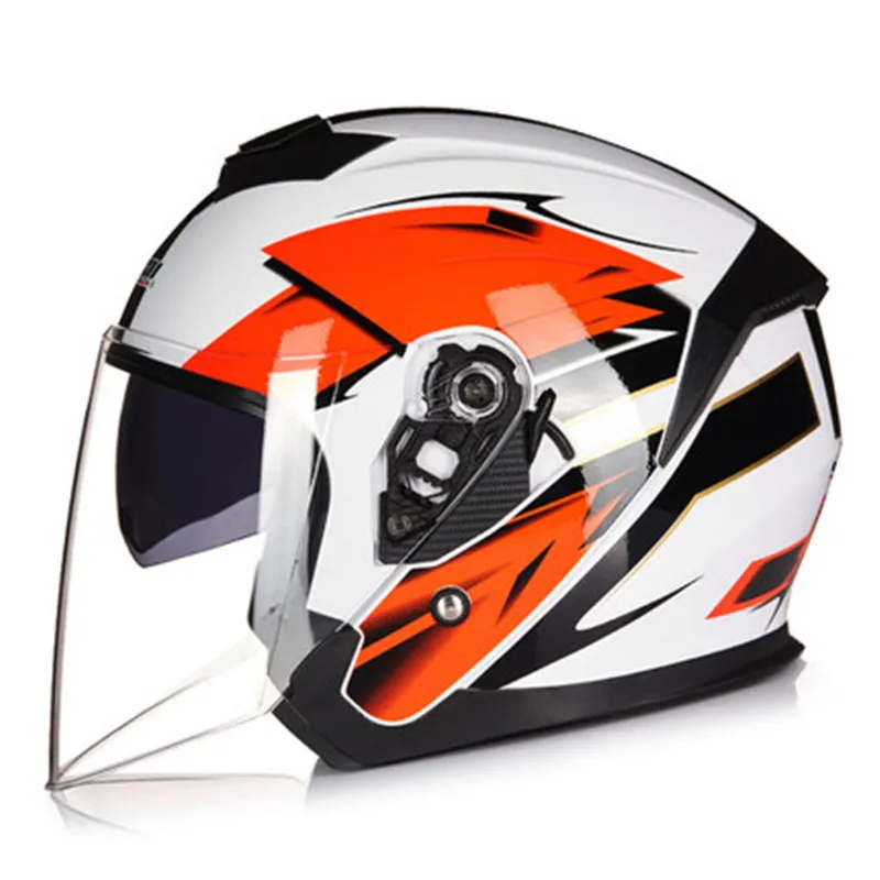 JIEKAI 522 мото rcycle шлем анти-туман 3/4 шлем половина шлем гоночный шлем Capacete, Мото шлем крест