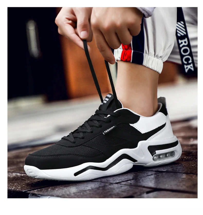 M- Casual tide shoes lightweight cushioning wear-resistant breathable cushions with outdoor personality wild men's shoes