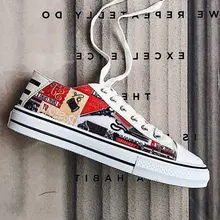 Обувь для студентов с граффити; обувь для отдыха; обувь для скейтборда для мужчин и женщин; классические повседневные кроссовки; Old Skool Tenis Masculino