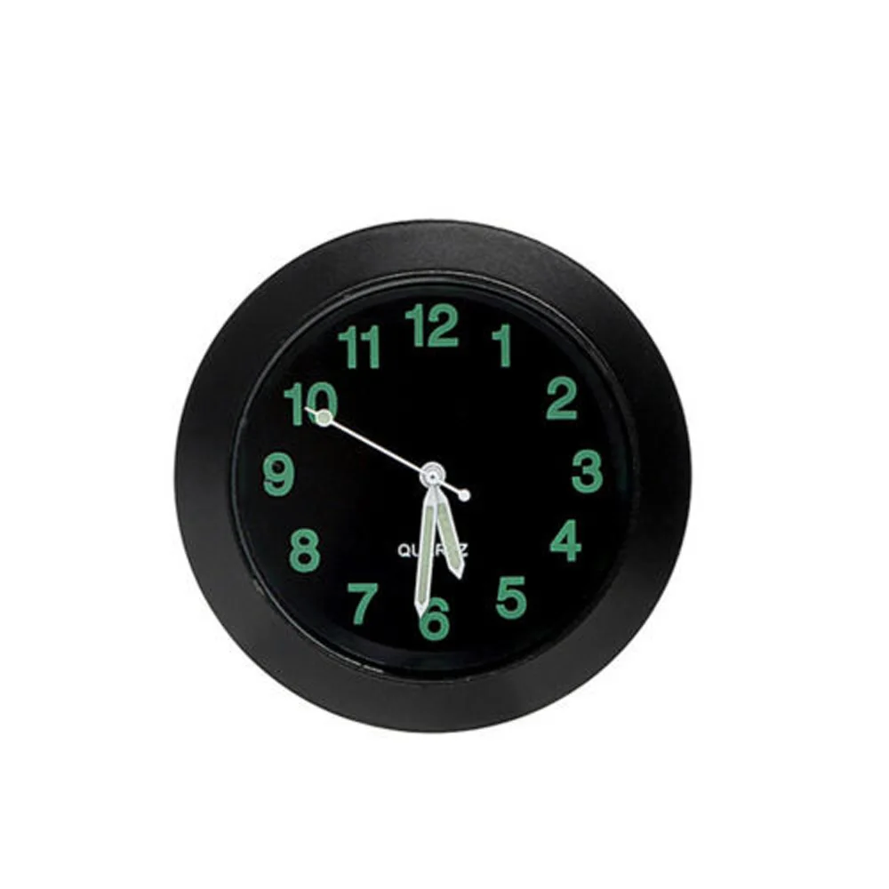 

With adhesive glue Car clock 4.3*1cm Clip Watch Dashboard Stick-On Button Battery Luminous