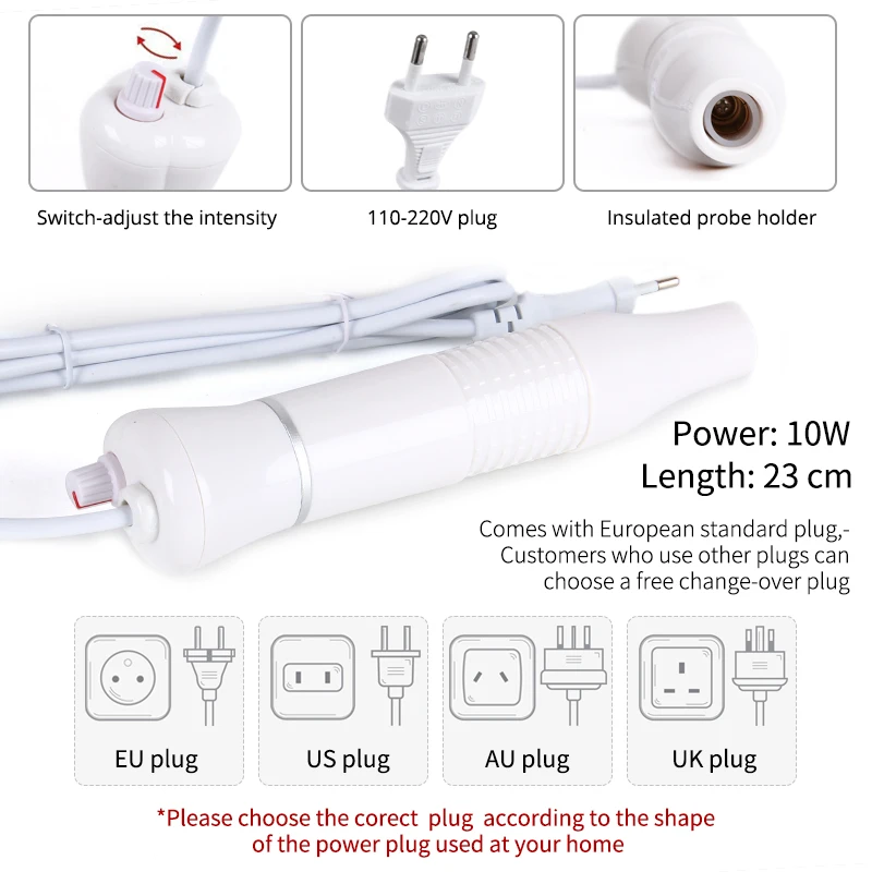 DARSONVAL Apparatus High Frequency Facial Machine Fusion Neon Argon Wands Remove Wrinkle Acne Face Massager Darsonval For Hair