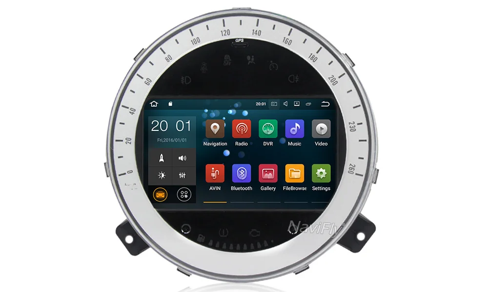 Android 8,1 автомобильный Радио dvd мультимедийный плеер gps навигация для BMW Mini Cooper 2006-2013 FM RDS Wi-Fi BT головное устройство