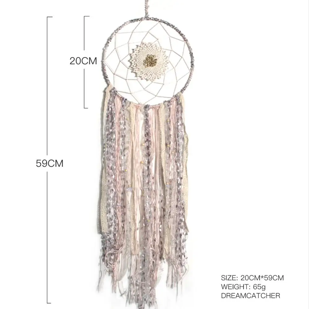 large white black dream catcher room decoration eye star dreamcatcher wedding decoration gift for women - Цвет: D7426