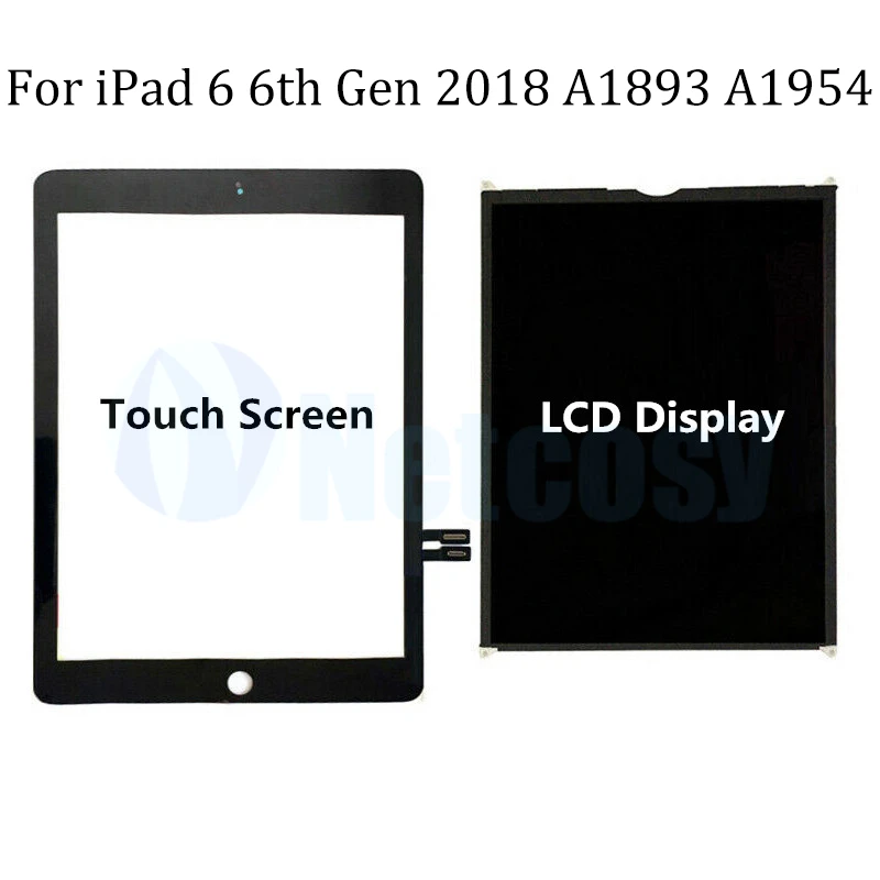 Для iPad 6 6th Gen 2018 A1893 A1954 сенсорный экран дигитайзер панель/ЖК-дисплей для ipad Pro 9 7 |