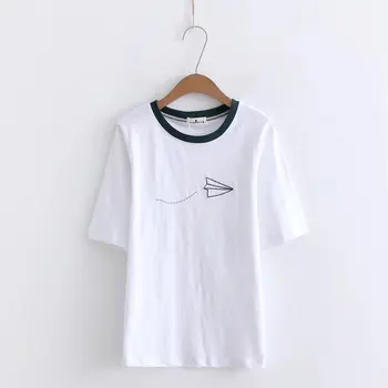 

Women Clothes 2018 Summer Tops Female TShirt Clothing t-shirt O-Neck Cotton Casual