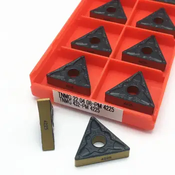 

50pcs turning tool TNMG220408 PM 4225 high quality super hard carbide blade metal tool CNC lathe tool TNMG 220408