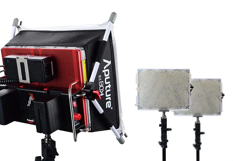 Aputure Amaran Tri-8SS Tri-8C 2 Tri-8S светодиодный видео светильник цветовая температура с 2 шт NP F970 батарея 2300 k-6800 K Easy Box V mount