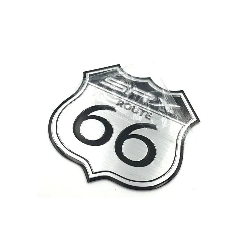 50 шт./лот, металлический алюминиевый значок US66