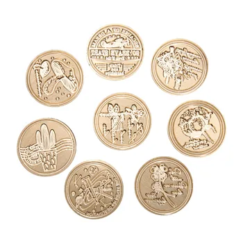 

DIY Vintage Wood Wax Seal Stamp Copper Head Sealing Wax Tools Gold-plated Brass Head Envelope Handwork Craft Gifts Invitation