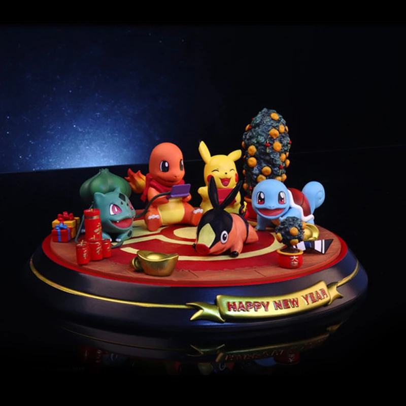 ポケモンの置物 収集可能な像 ポケモン ピカチュウ テピッグ ポケモン ポケットモンスター フシギダネ Aliexpress