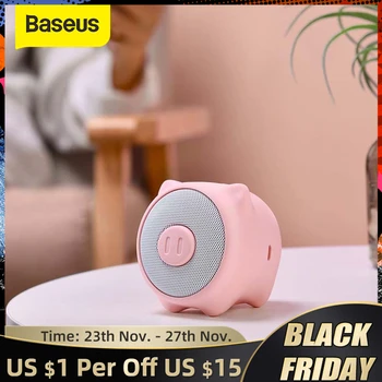 

Baseus Waterproof Bluetooth Speaker Outdoor Rechargeable Wireless Speakers Soundbar Super Cute Animal Mini Subwoofer Loudspeaker
