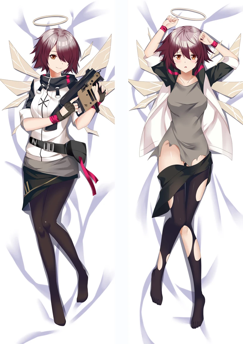 S12 Аниме Arknights Skyfire Dakimakura Чехол с персонажами Exusiai& Ifrit Bolster чехол Amiya Hugs чехол для подушки - Цвет: S12
