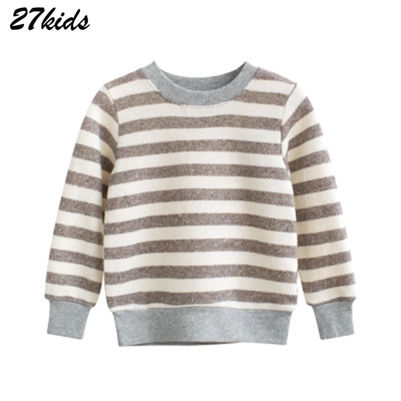 LS2405 brown 27 детская спортивная одежда для больших мальчиков от 2 до 9 лет модная детская толстовка для мальчиков осенне-зимняя повседневная одежда для маленьких девочек - Цвет: LS2405 brown