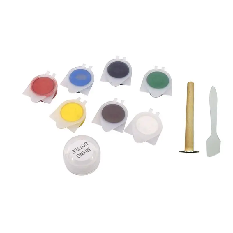 

Sofas Leather Vinyl Repair Tool DIY Kit No Heat Liquid Car Seat Hole Rips Burns E7CA