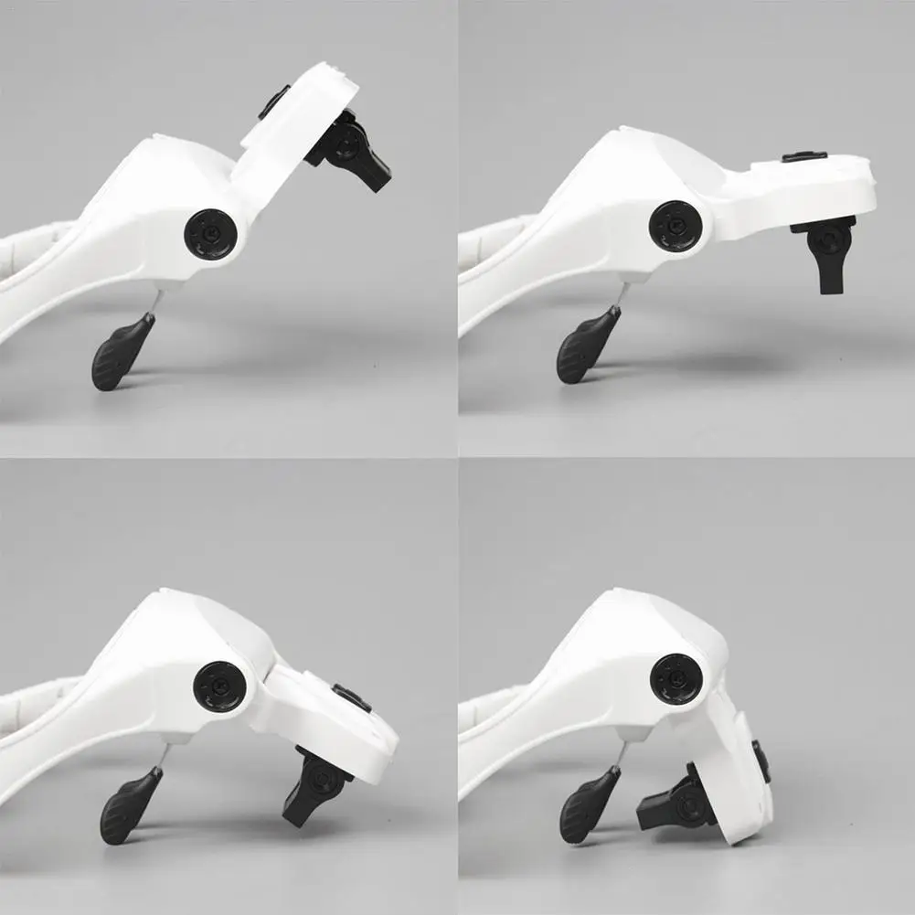 Multi-lens Replacement Head-mounted Magnifying Glass Watch Maintenance Glasses-type Lamp Reading1.0/1.5/2.0/2.5/3.5Times