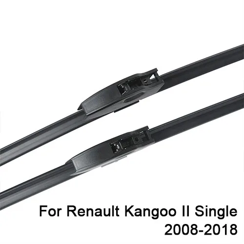 SLIVERYSEA Замена стеклоочистителя для Renault Kangoo 1997- силиконовые резиновые Дворники для лобового стекла авто аксессуары - Цвет: 2008-2018 Single