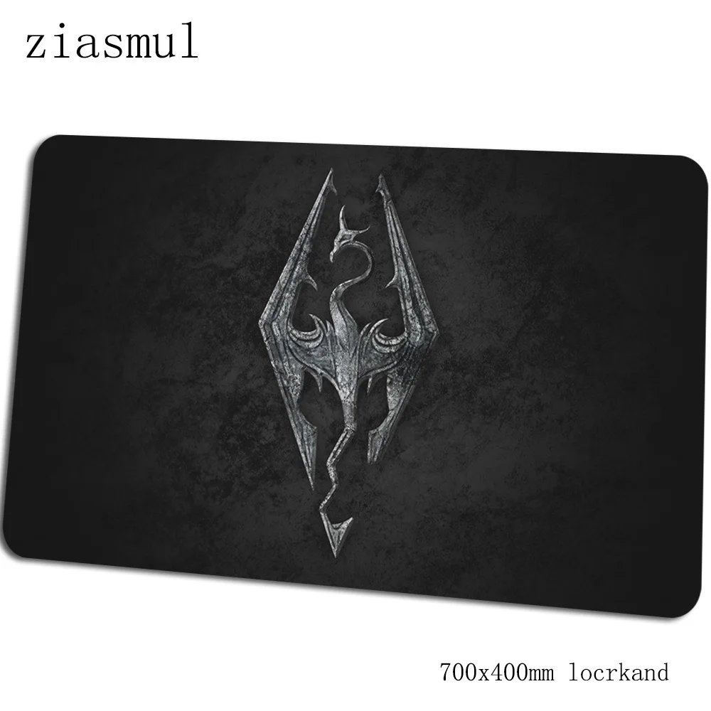 Skyrim коврик для мыши Бестселлер компьютерный коврик 70x40 см игровой коврик для мыши большая клавиатура со встроенной мышью игры ПК геймер стол - Цвет: Size 700x400x2mm
