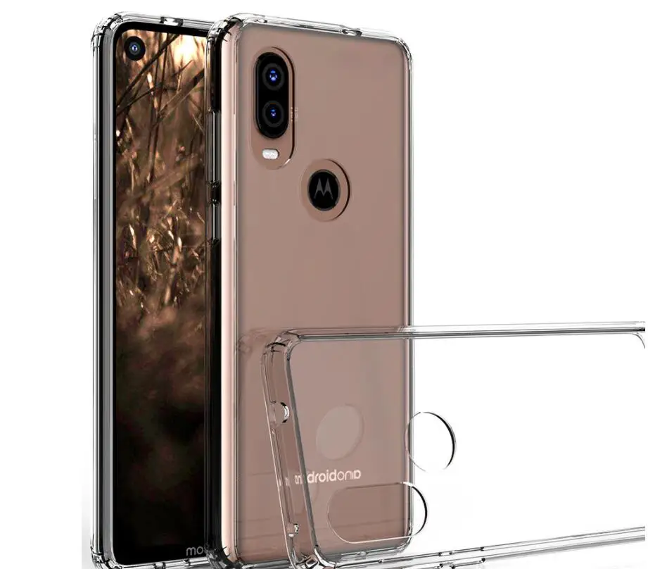 100 шт./лот прозрачный акриловый+ ТПУ чехол для Moto One Macro One Action One Vision One power P30Play