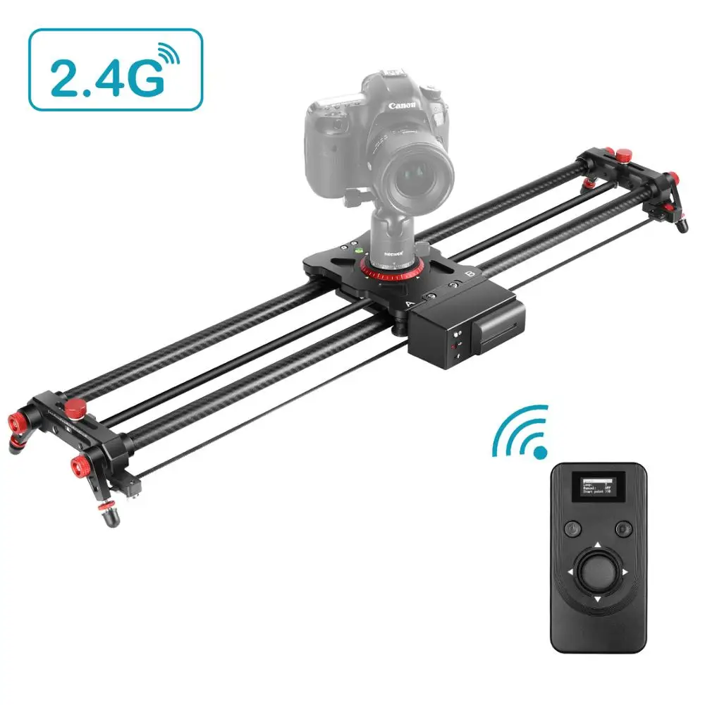 US $187.29 Neewer Motorized Camera Slider 315 Inch 24g Wireless Control Carbon Fiber Track Rail With Mute MotorTime Lapse Video Shot