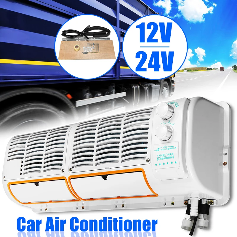 Best Price 12V/24V DIY Car Air Conditioner Evaporator Multifunction Wall-mounted Cooling Fan Cooler For Caravan Truck Easy Installation
