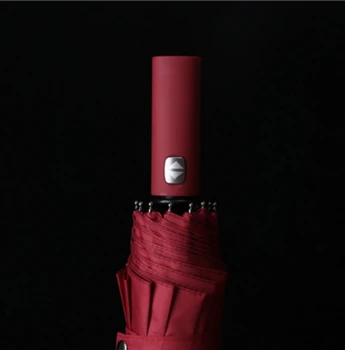 

Ten-bone three-fold sunshade fully automatic folding business gift umbrella advertising umbrella