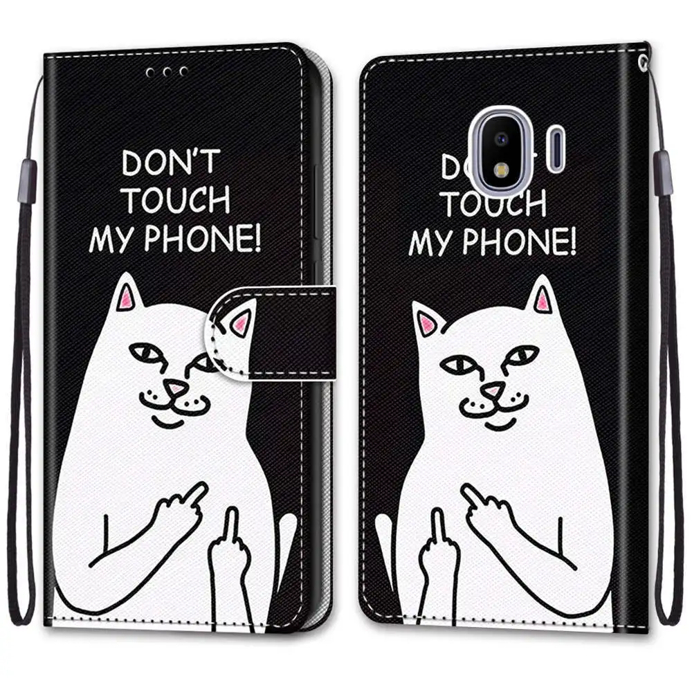 三星 J4 2018,J400 欧版 #B18中指白猫 -1.jpg_.webp