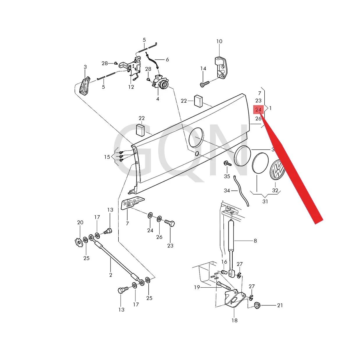 

Washer Vol ksw age nNe wBe etl eTr ans por ter Cor rad oEu roV anP hae ton Non-return washer stop washer for nut