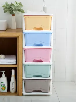 

Toy Bin Draw-out Type Transparent Lockers Multilayer Bin Receive A Case Plastic Toys For Children