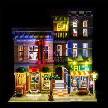 

Battery Box Powered LED Lighting Kit For Detective'S Office 10246 (LED Included Only, No Kit) For Children Educational Toys Gift